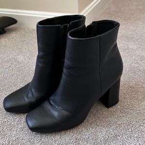 DV by Dolce Vita Black Leather Booties